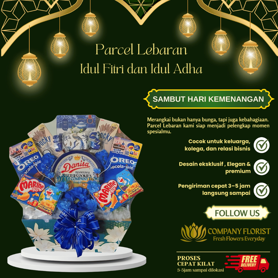 Parcel “Fitri Delight” – Sajian Lezat untuk Hari Kemenangan – Company Florist